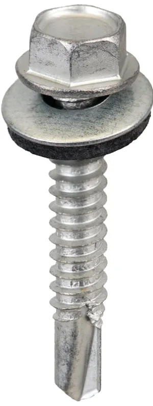 Acorn International SW-MM1412G250 Screw, #14 Thread, Hex Drive, Self-Drilling, Self-Tapping Point, Galvanized Steel, 250/BAG :BAG: QUANTITY: 1