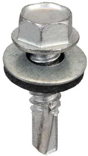 Acorn International SW-MM141G250 Screw, #14 Thread, Hex Drive, Self-Drilling, Self-Tapping Point, Galvanized Steel, 250/BAG :BAG: QUANTITY: 1