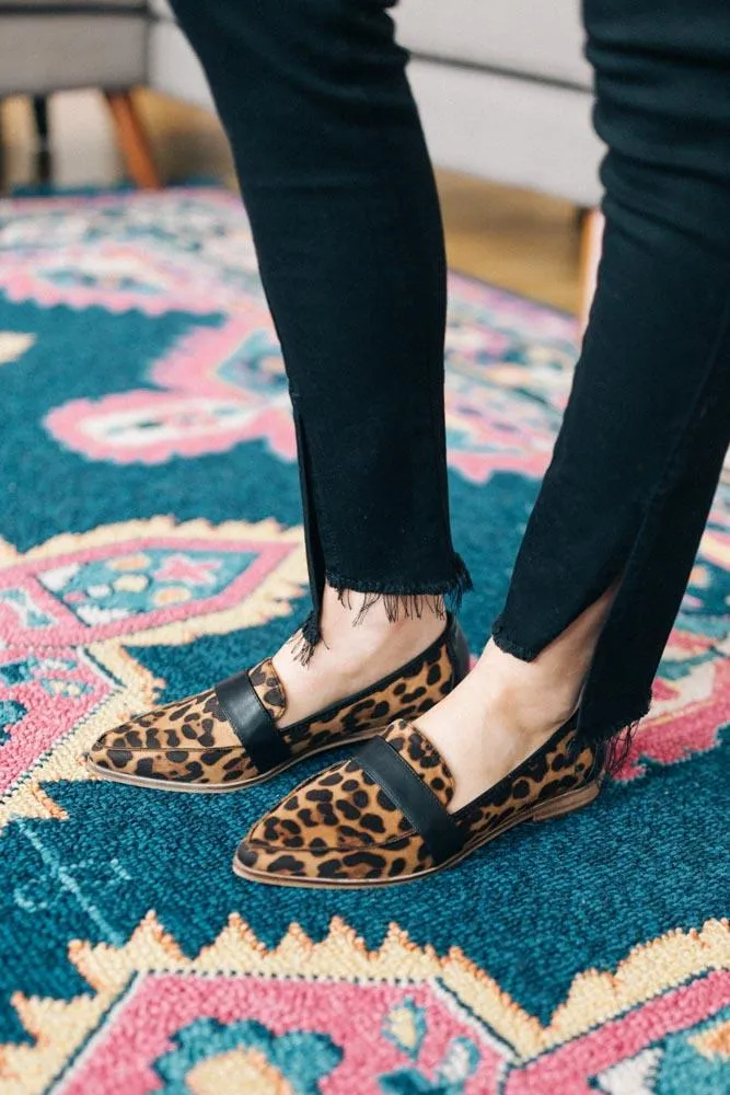 Alma Leopard Print Loafer