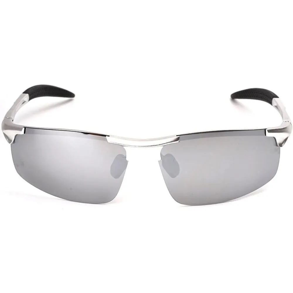 Aluminum-Magnesium Polarized Sports Driving Sunglasses A8177