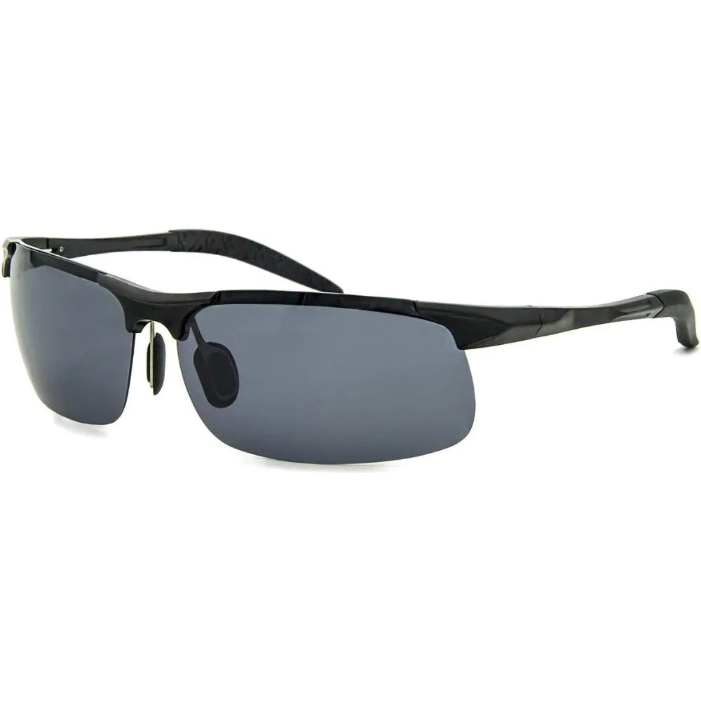 Aluminum-Magnesium Polarized Sports Driving Sunglasses A8177