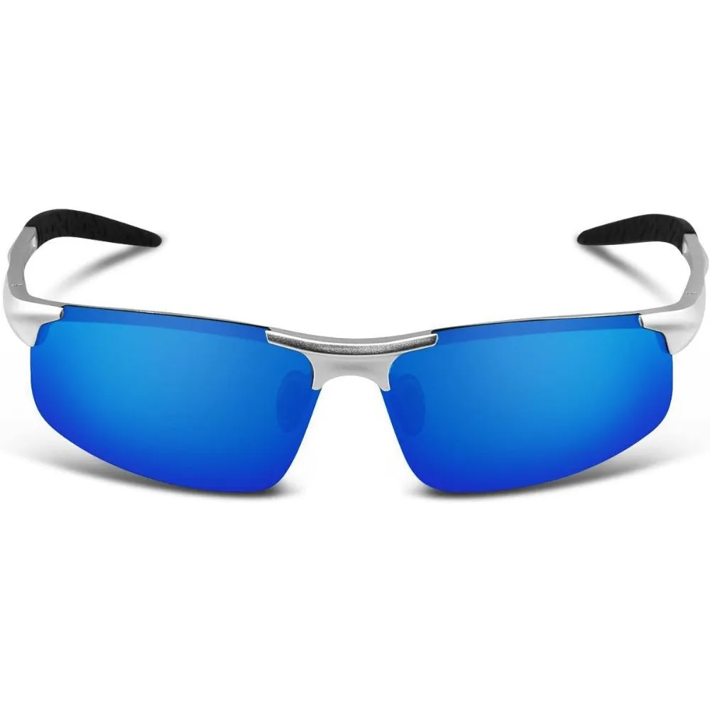 Aluminum-Magnesium Polarized Sports Driving Sunglasses A8177