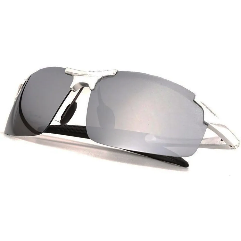 Aluminum-Magnesium Polarized Sports Driving Sunglasses A8177