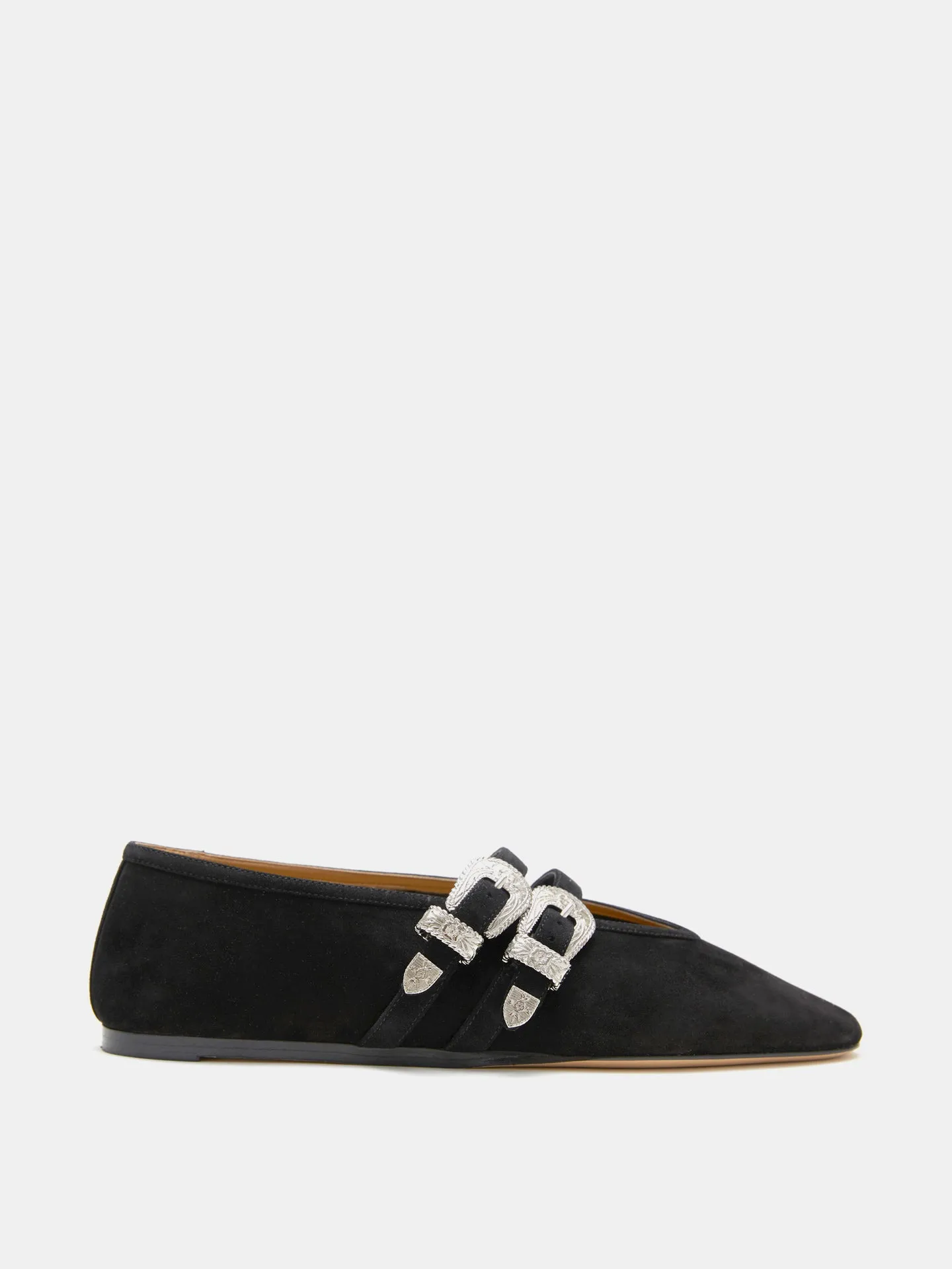 Ballet Claudia Slipper / Black Suede