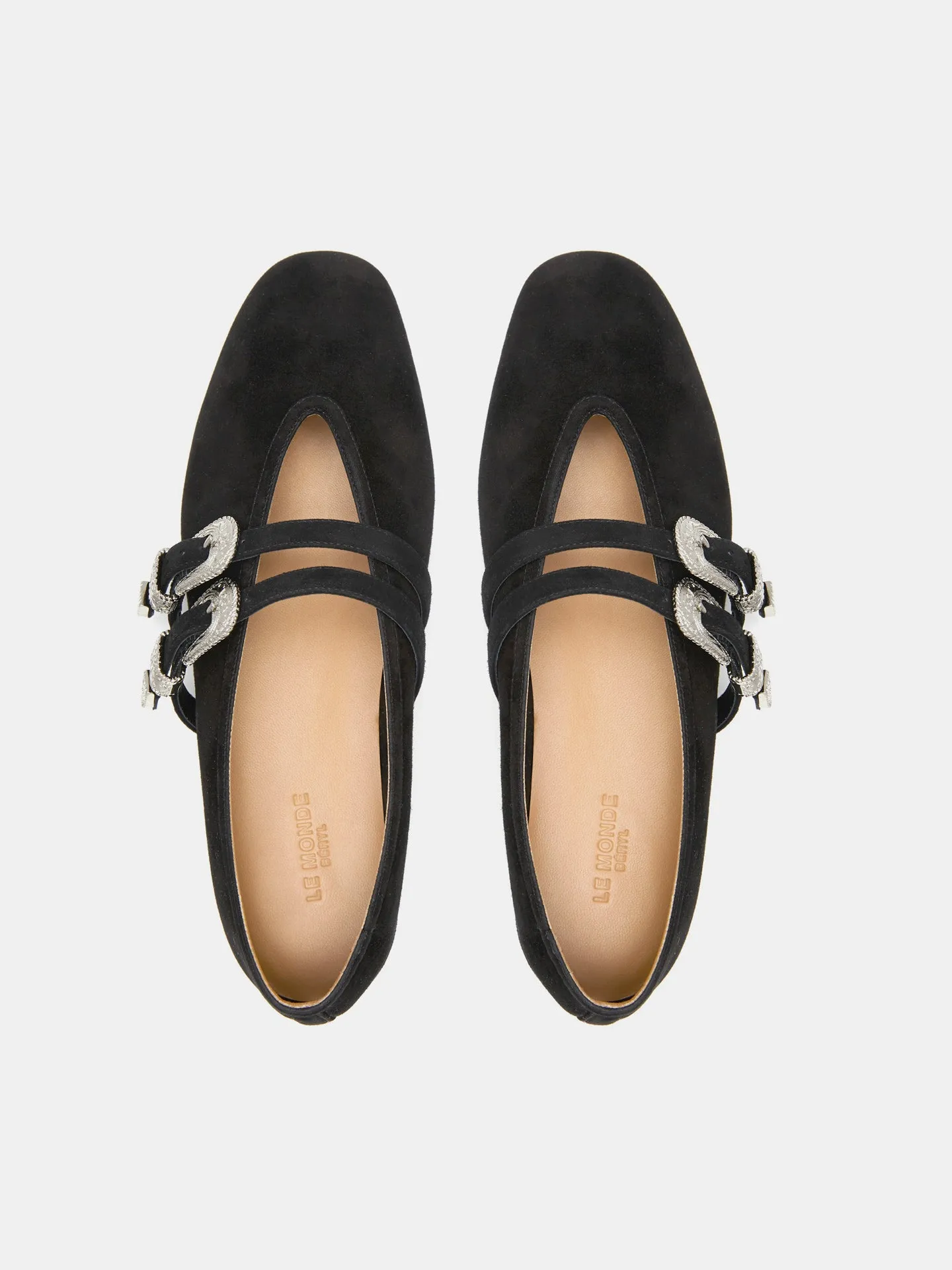 Ballet Claudia Slipper / Black Suede