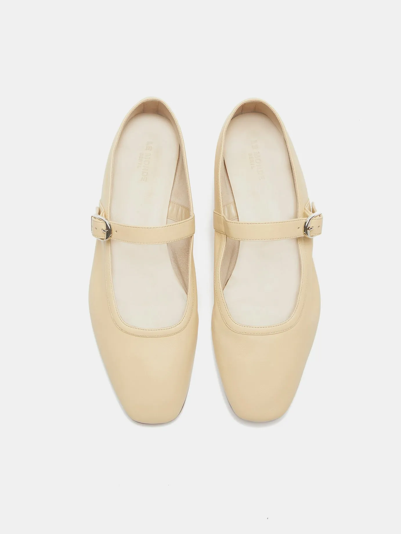 Ballet Mary Jane / Custard Leather