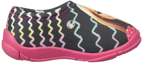 Barbie Kids Girls Black/Pink Lycra Shoes by Toothless Black & Pink Walking 9 UK (27 EU) (10 US) (BBPGLS2793-Black