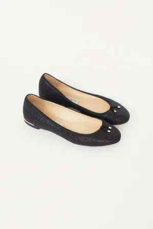 Black Sparkle Jennie Ballet Flat