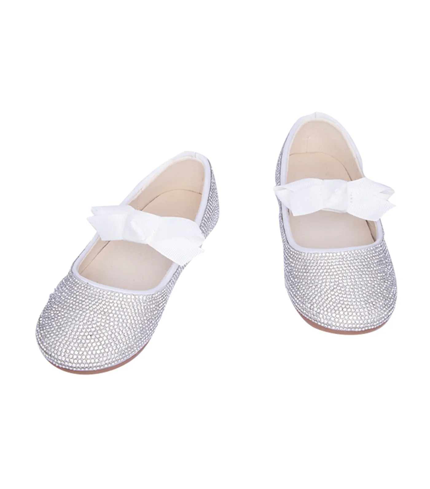 Blair Kids Flats for Girls - White