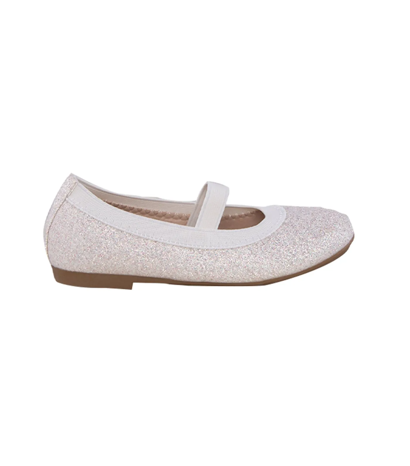 Bliss 2 Kids Flats for Girls - White