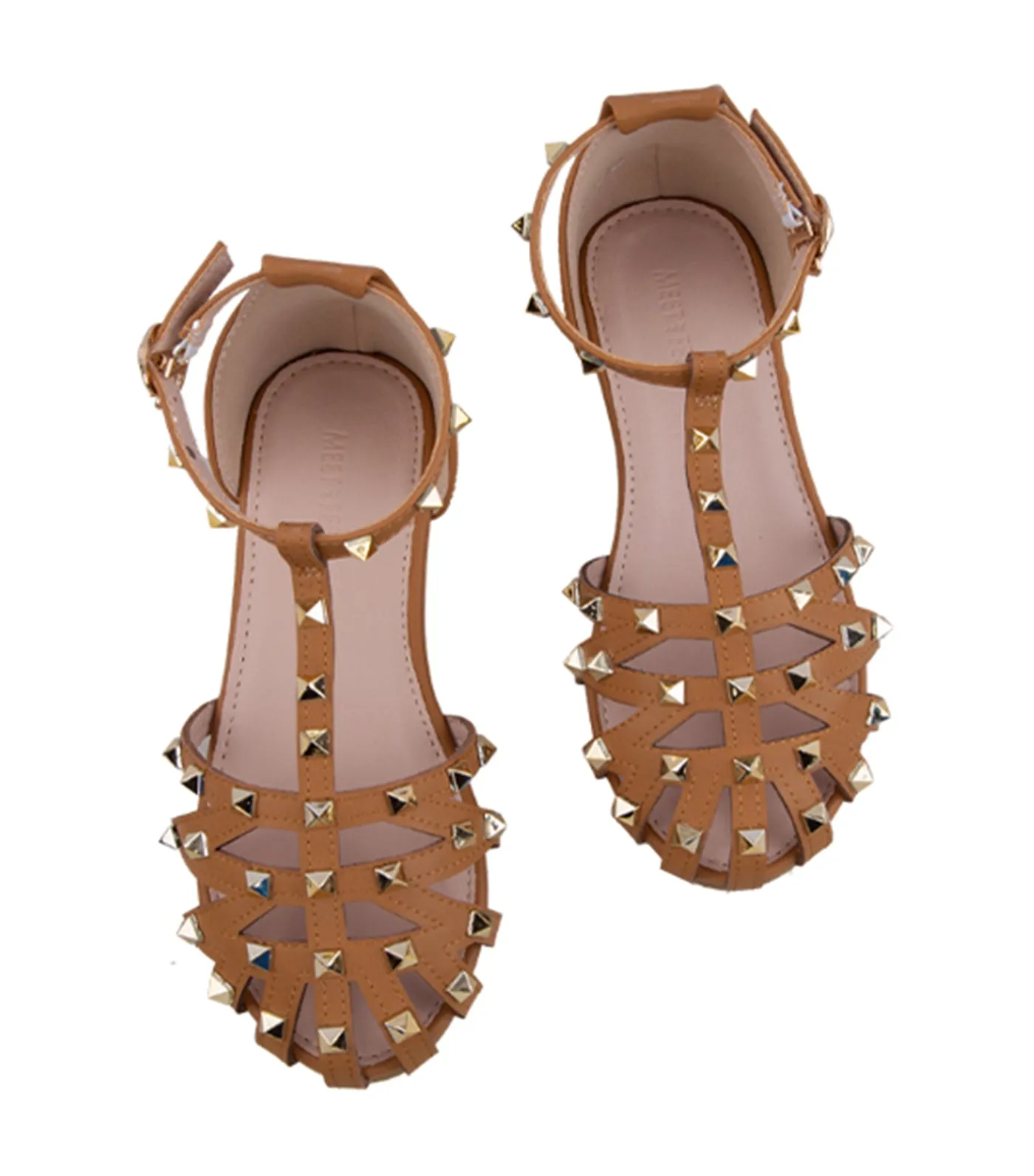 Brana Kids Sandals for Girls - Tan