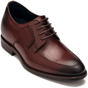 CALTO - Y7427 - 2.8 Inches Taller (Rust Brown) - Dress Oxford