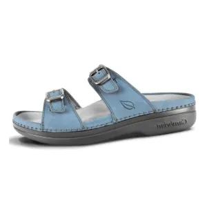 Cambrian Agean 3 Blue Medium Women's Slides