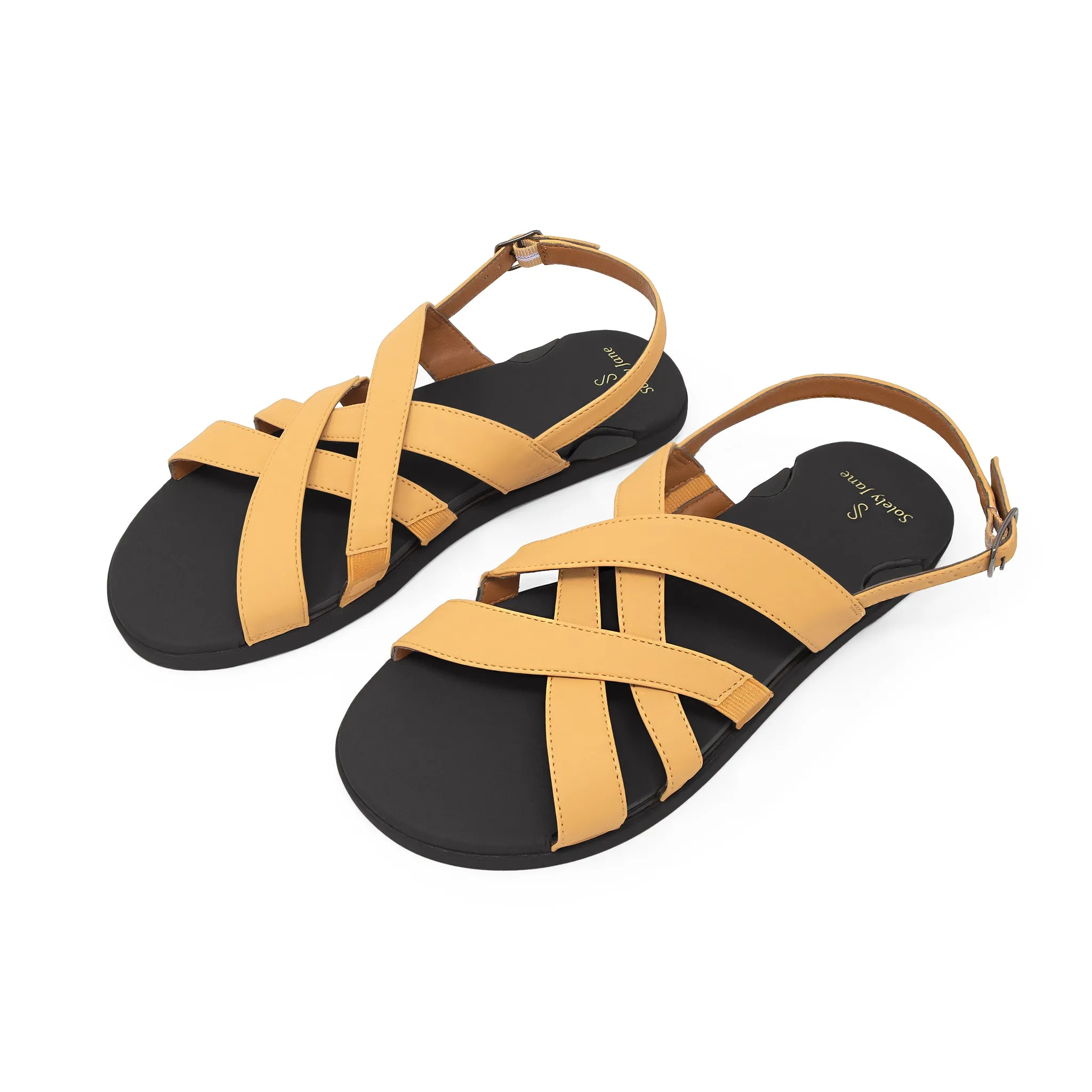 Capri- Tan Flats Top Only