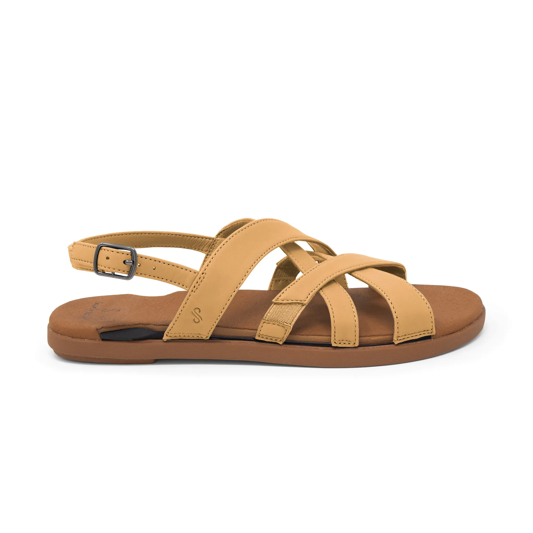 Capri- Tan Flats Top Only