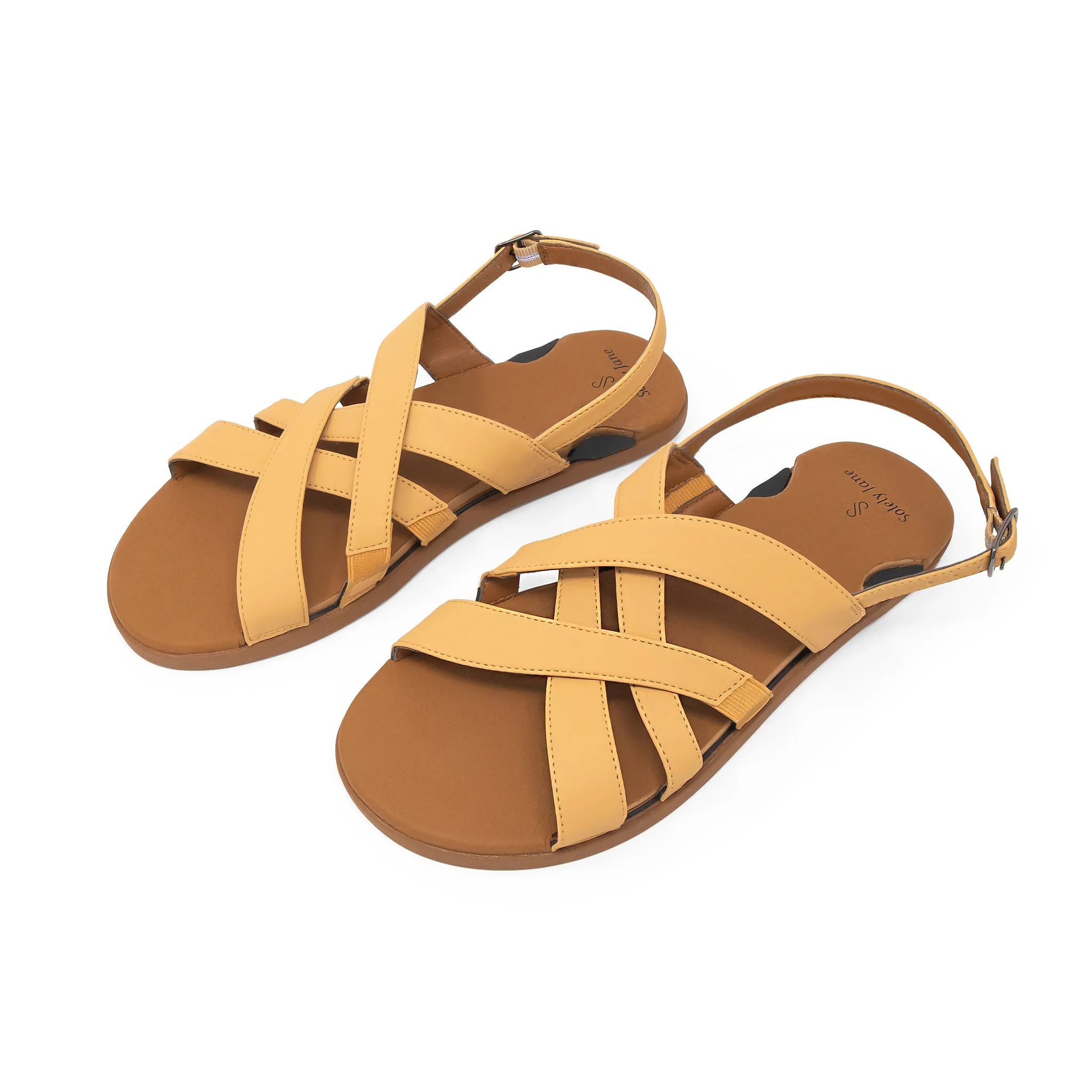 Capri- Tan Flats Top Only