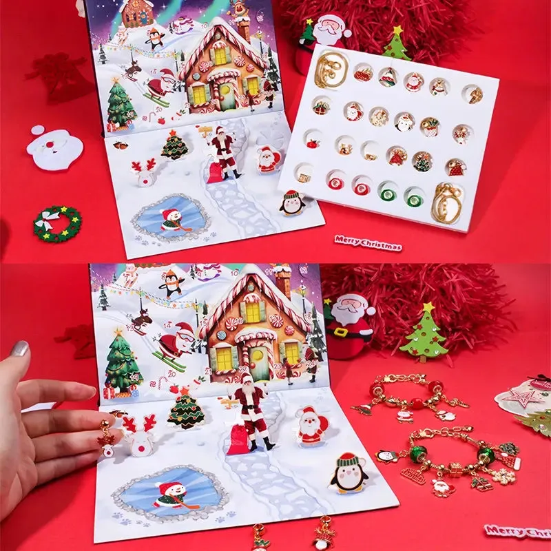 Christmas Advent Calendar DIY Jewelry Making Kit