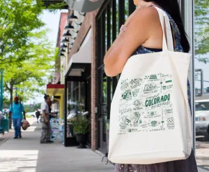 Colorful Colorado Springs Tote Bag