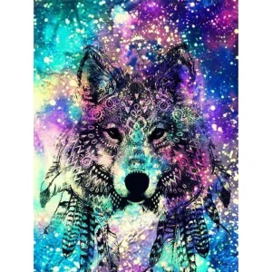 Colorful Wolf