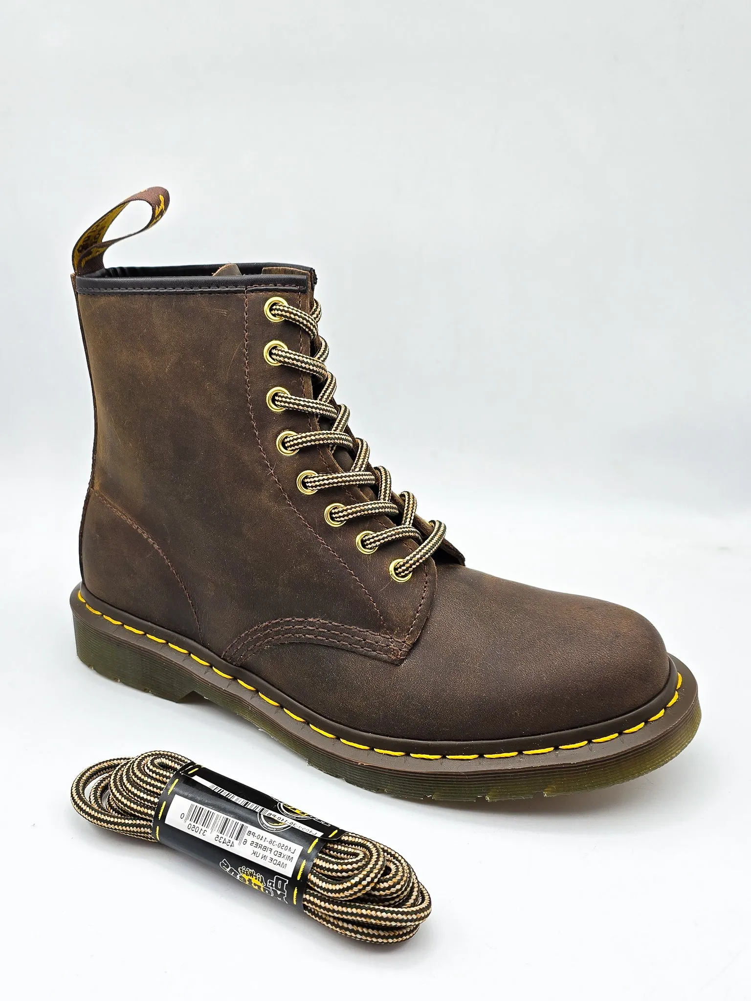 DR. MARTENS BROWN MARL LACES 140cm