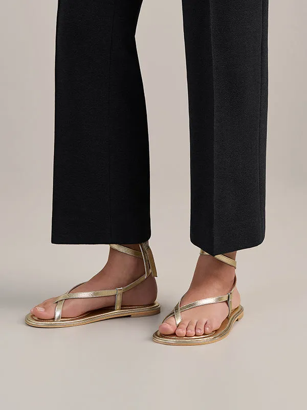 Elliot Sandal in Gold