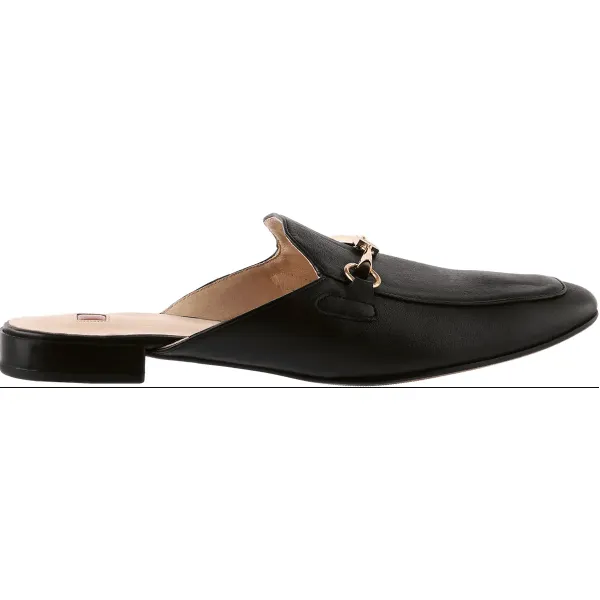 Frida Leather Slip On Loafer Black