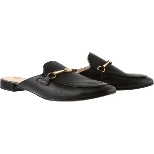 Frida Leather Slip On Loafer Black