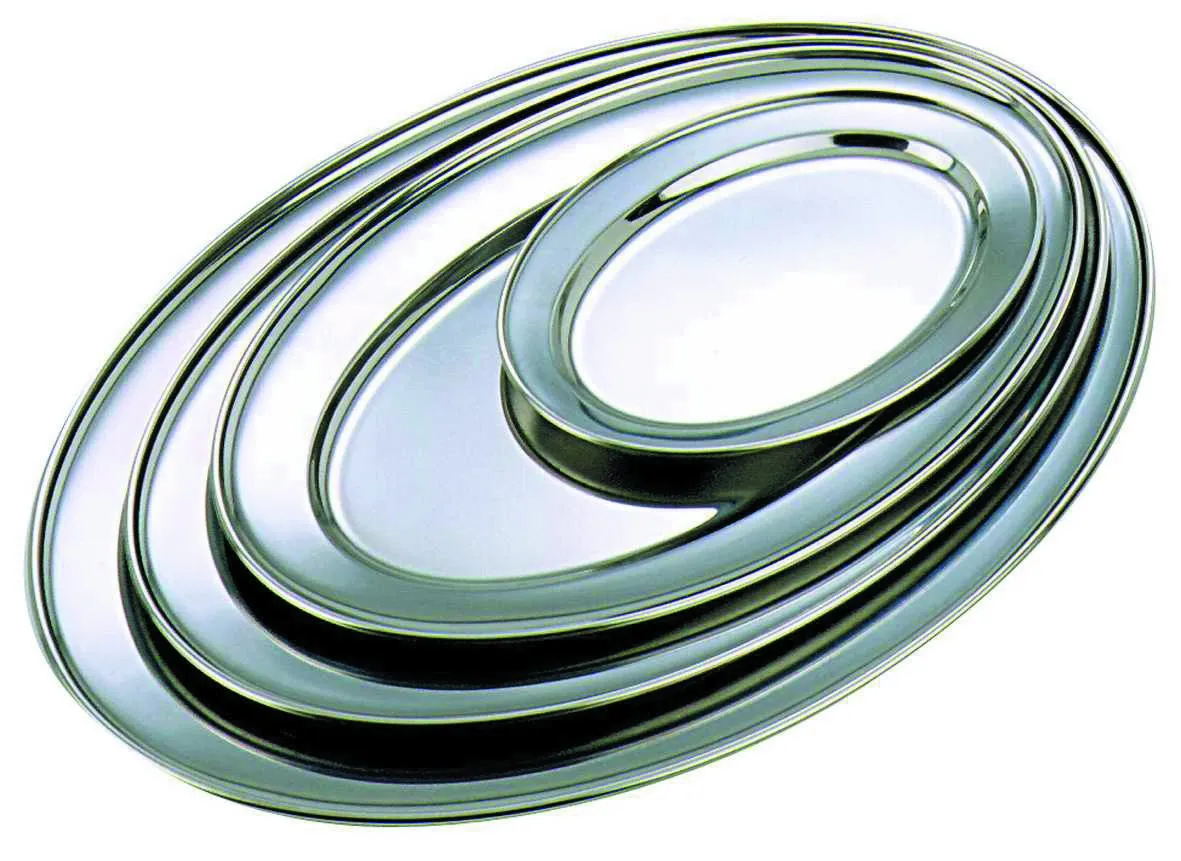 GenWare Stainless Steel Oval Flat 30cm/12"