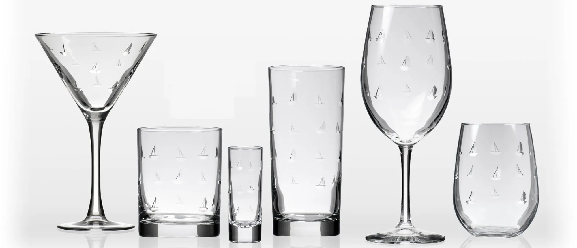 High Seas Sailing Glass Barware Collection