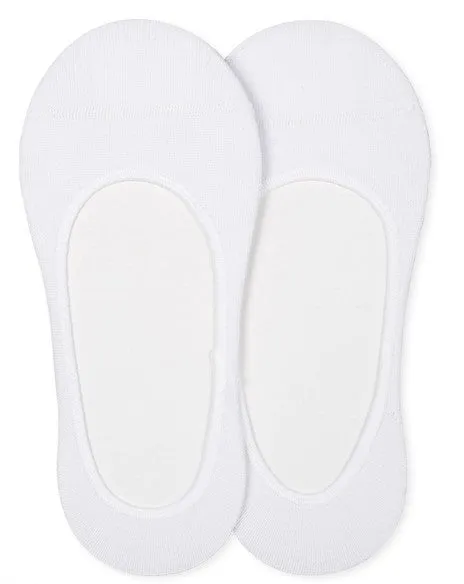 Jefferies Seamless Cotton Footie with No Slip Heel 2 Pack