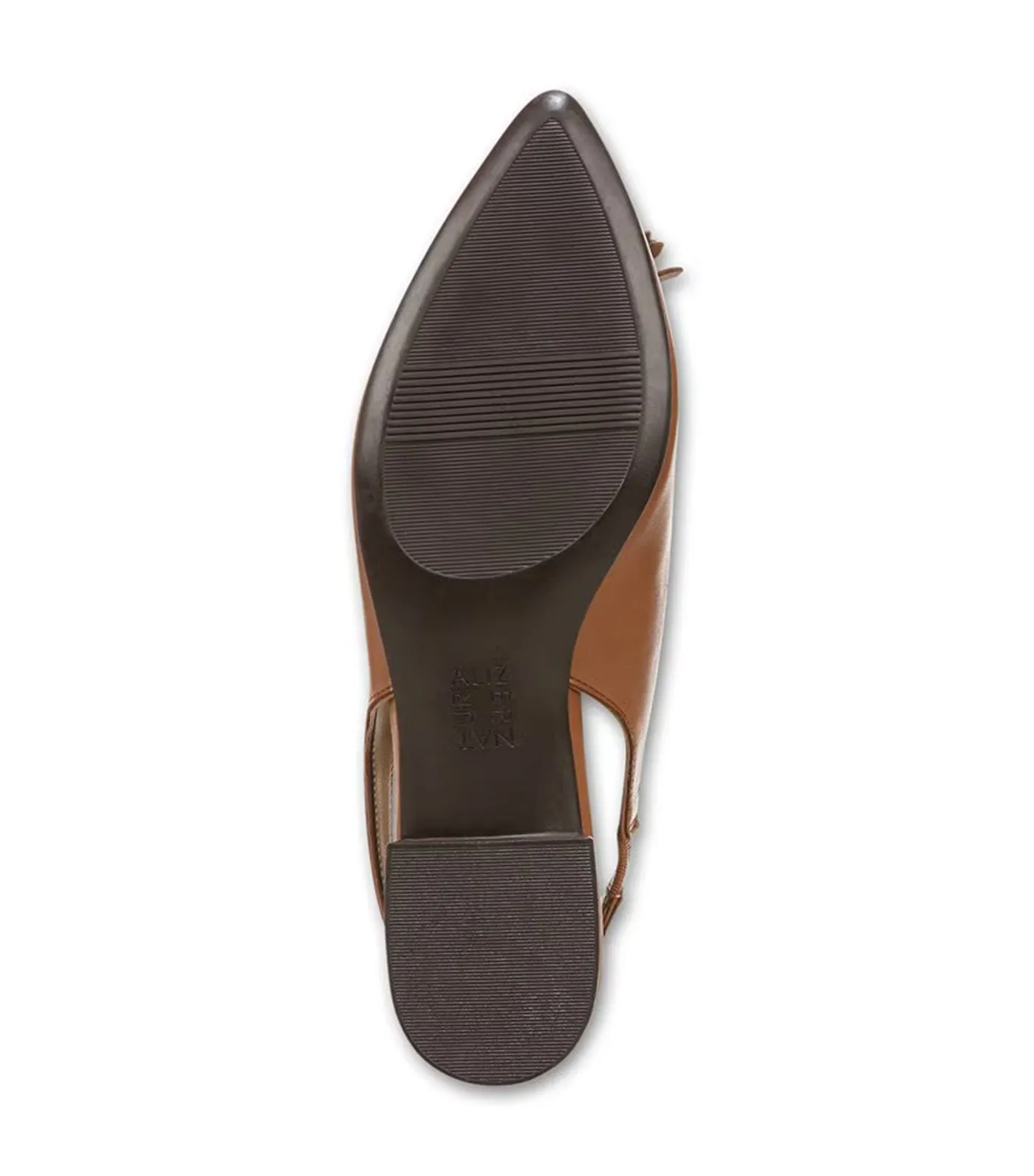 Juliana Slingback Flat English Tea Leather