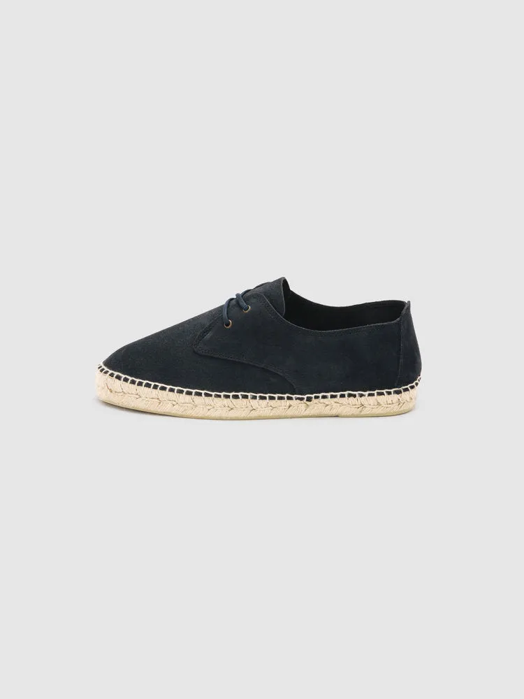 Jutelaune Men's Classic Espadrilles Navy Blue