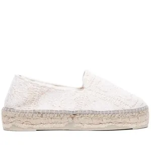 MANEBI COTTON CROCHET DOUBLE SOLE ESPADRILLES