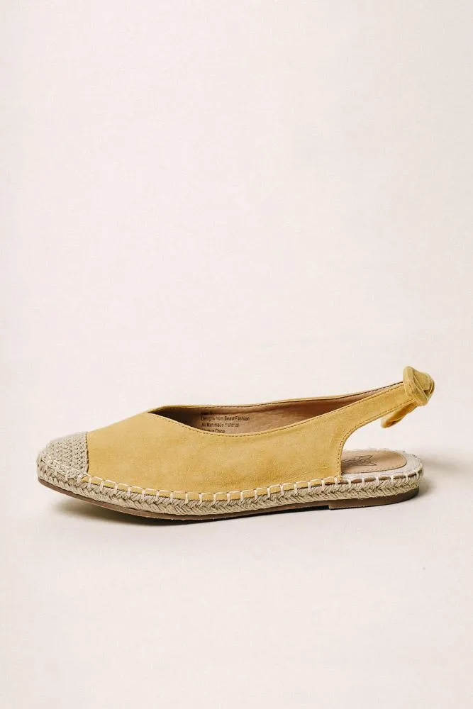 Melody Espadrilles in Yellow - FINAL SALE