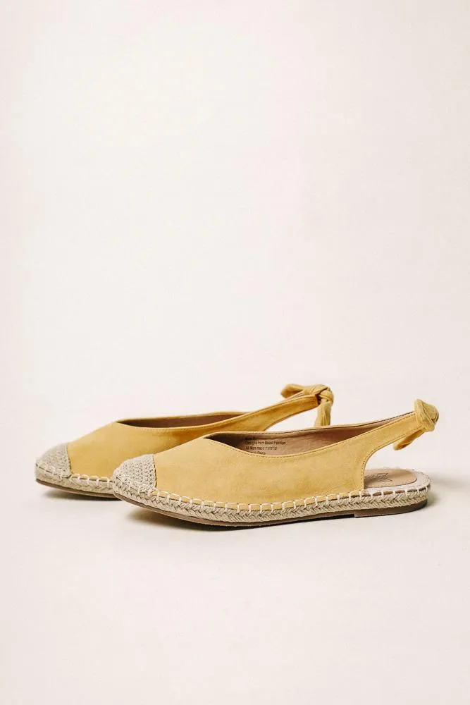 Melody Espadrilles in Yellow - FINAL SALE