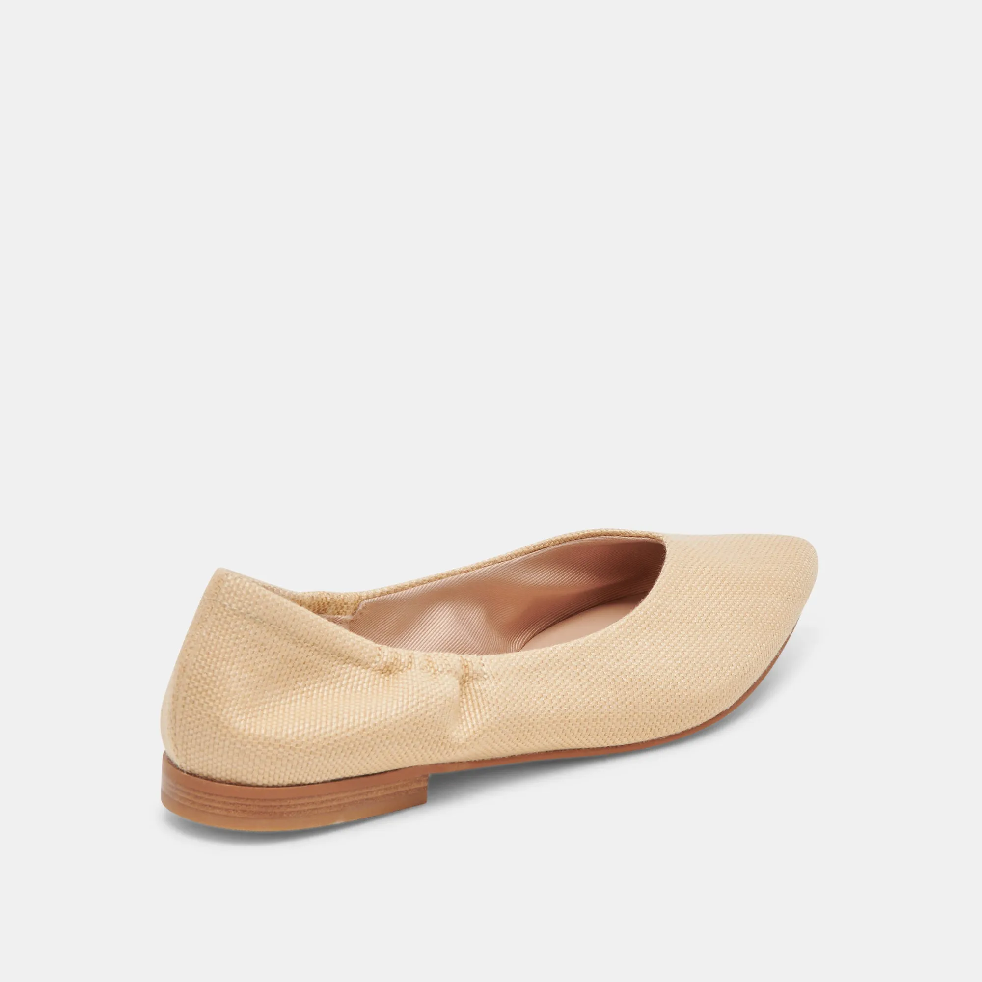 NADAV BALLET FLATS LT NATURAL RAFFIA