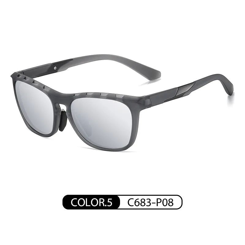 New sunglasses men's polarized sunglasses TR7516 with breathable holes casual sports style sunglasses