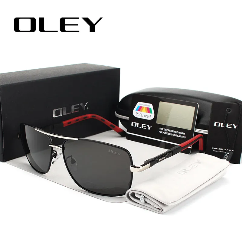 Oley Brand Y7613 Polarized Sunglasses Men Driving Uv400