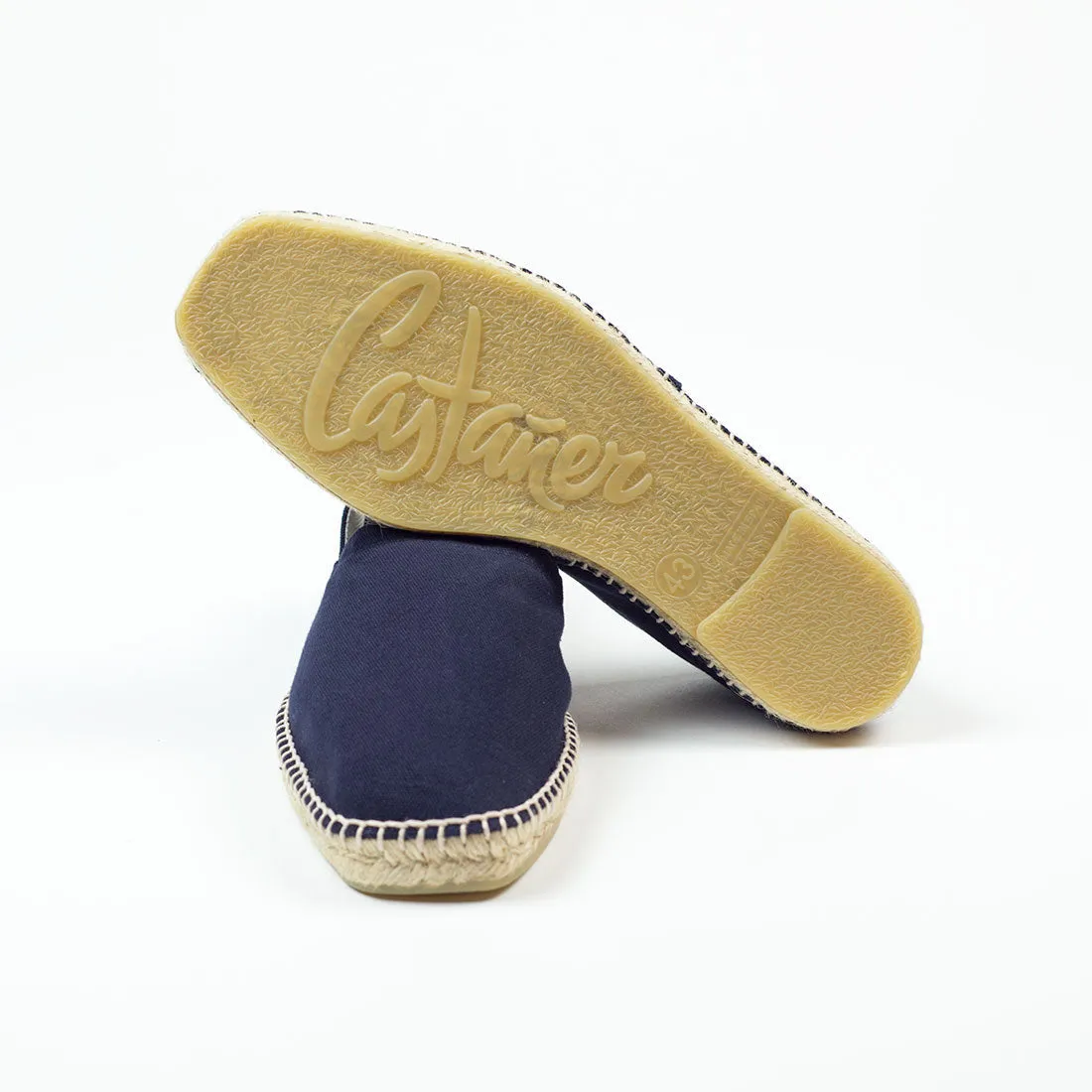 Pablo espadrilles in navy blue canvas (restock)