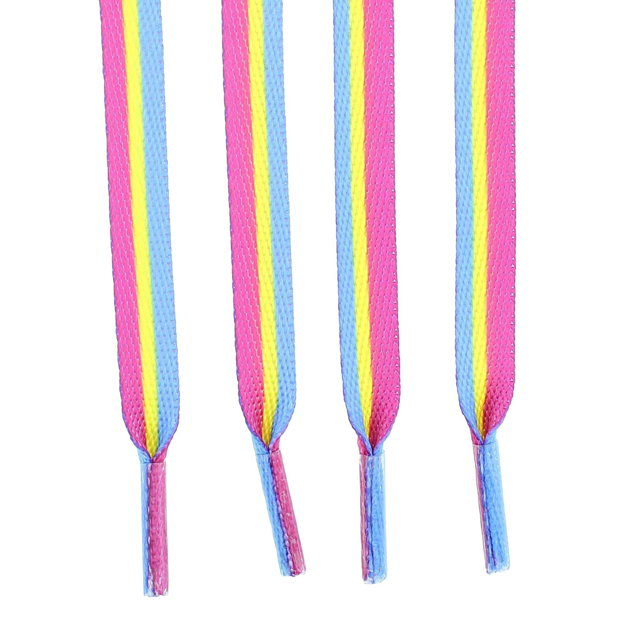 Pansexual Flag Striped Shoe Laces