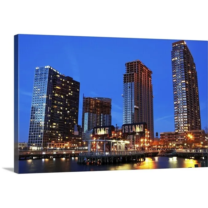 "Apartments at Long Island" Canvas Wall Art