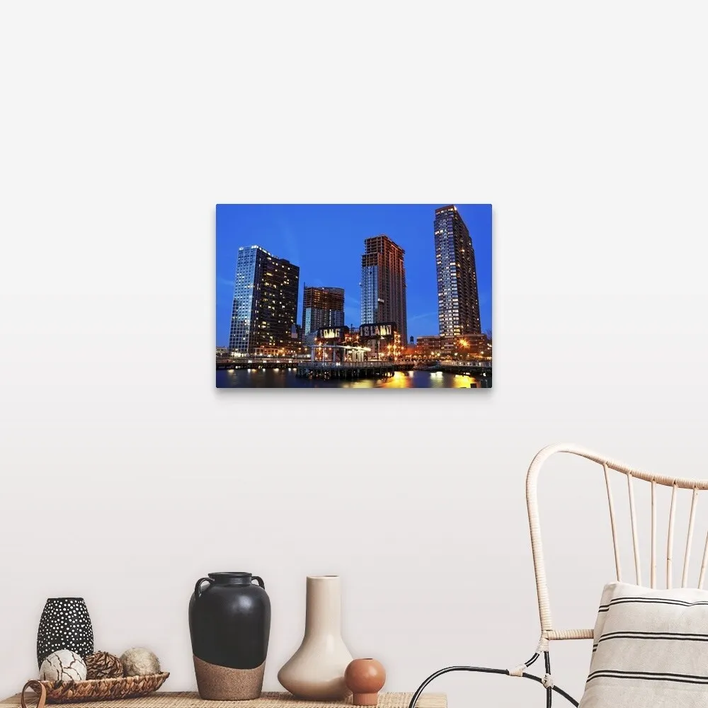 "Apartments at Long Island" Canvas Wall Art