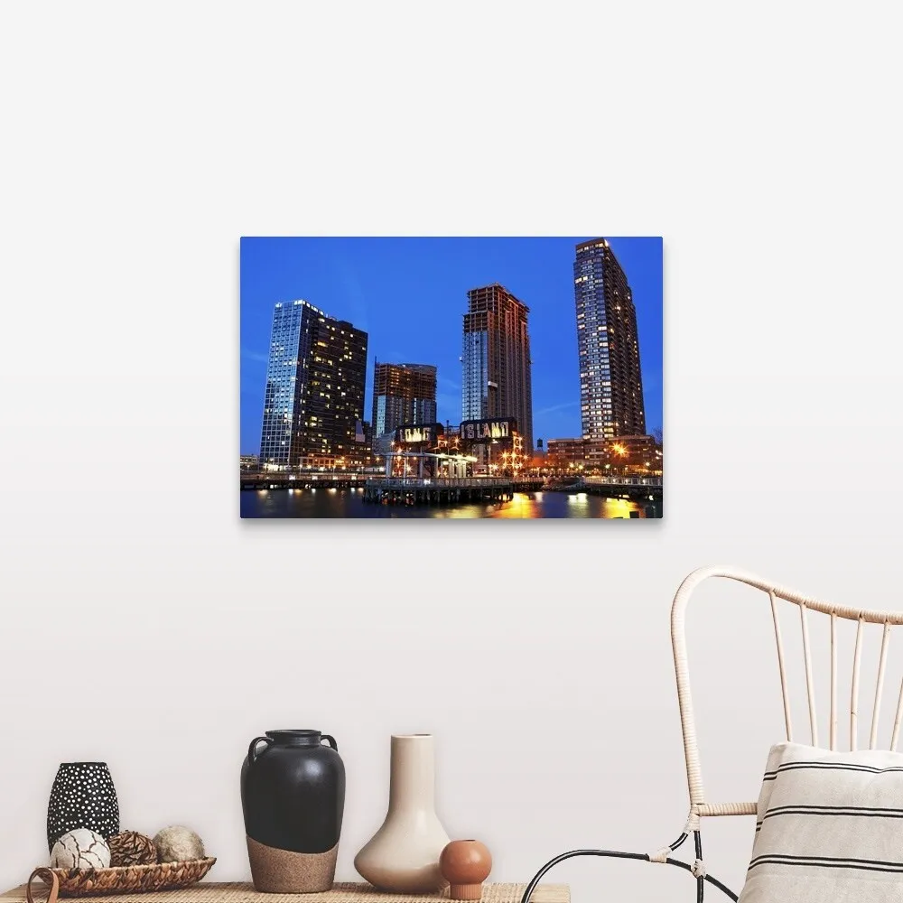 "Apartments at Long Island" Canvas Wall Art