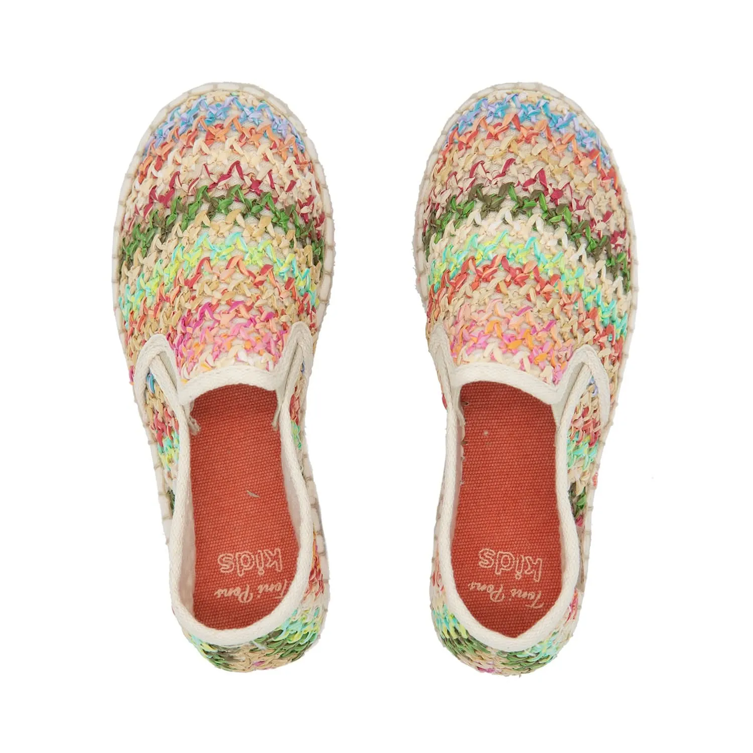 Raffia Espadrilles for Kids - Efes-NZ