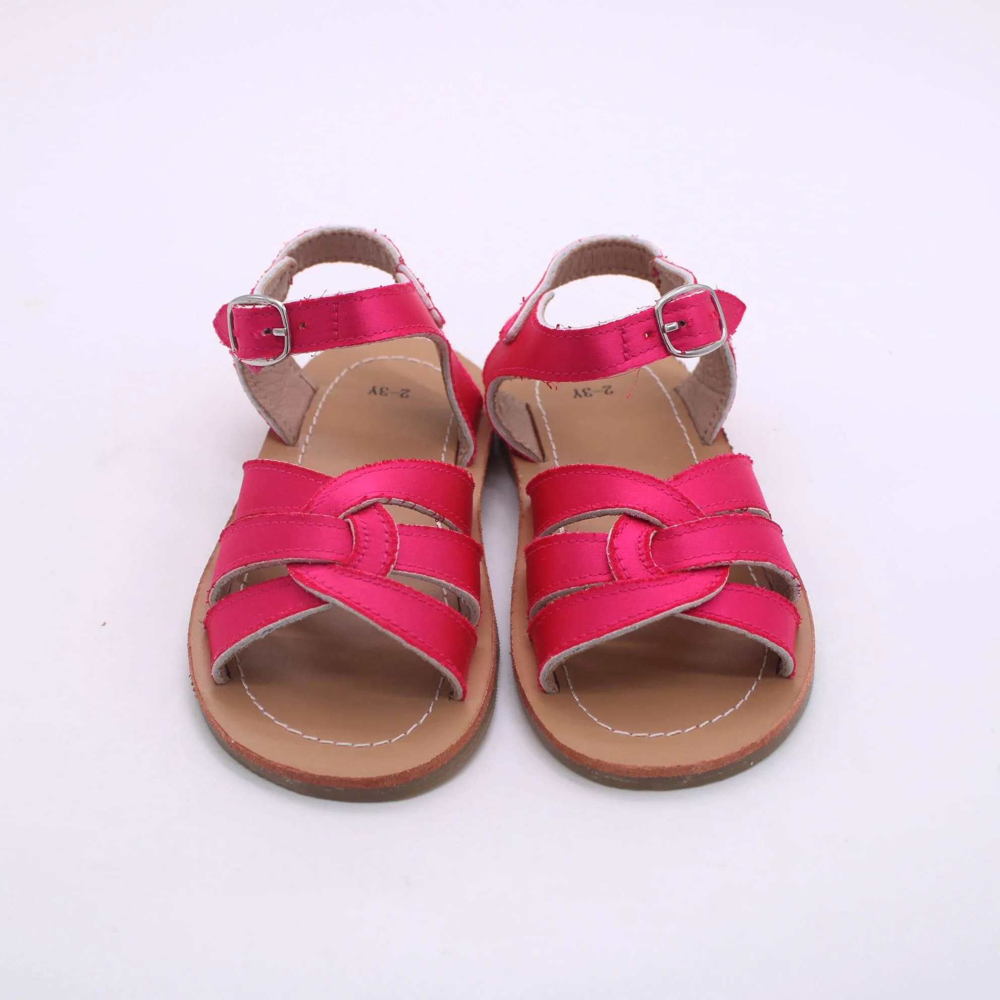 RTS: Vegan Leather Strappy Sandals-