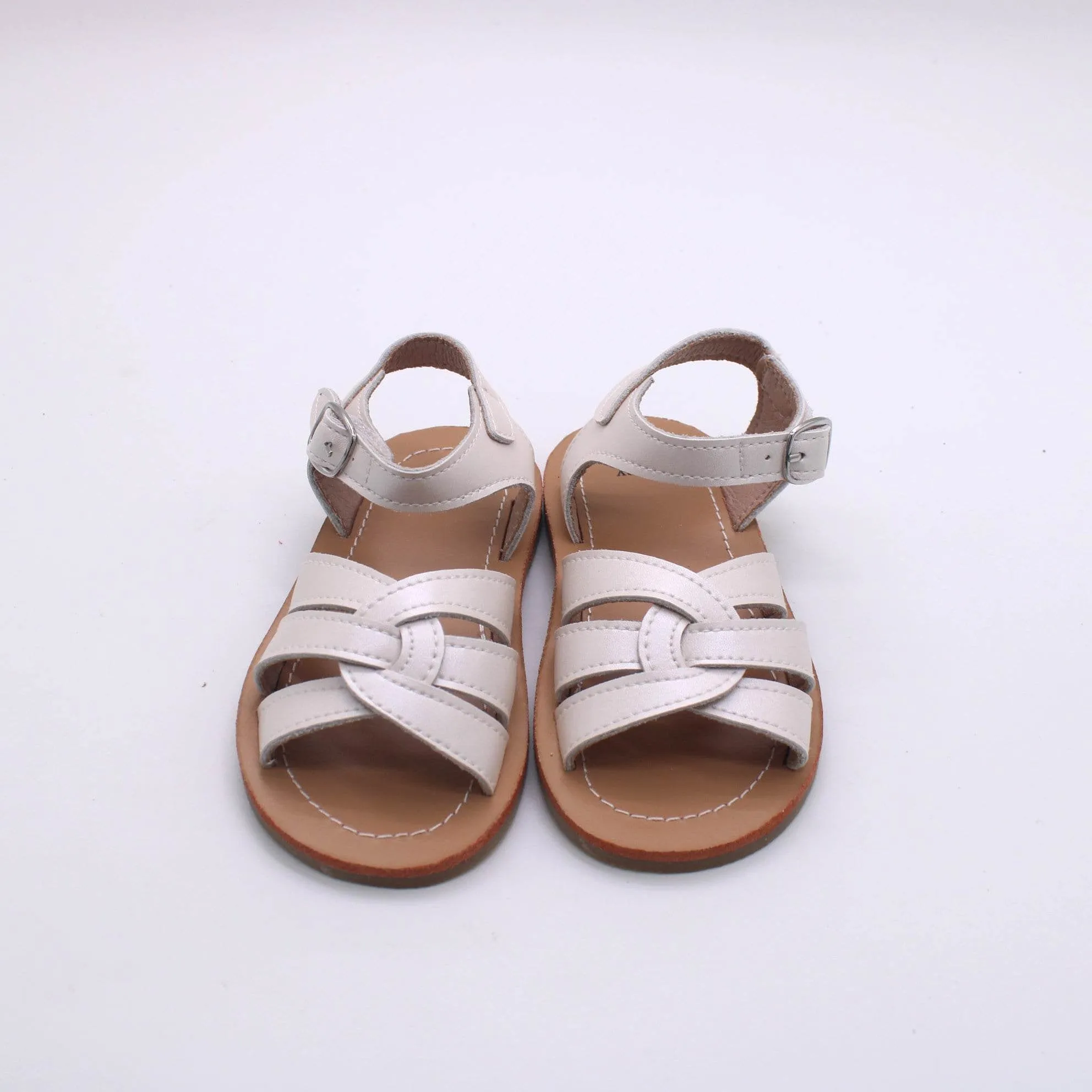 RTS: Vegan Leather Strappy Sandals-