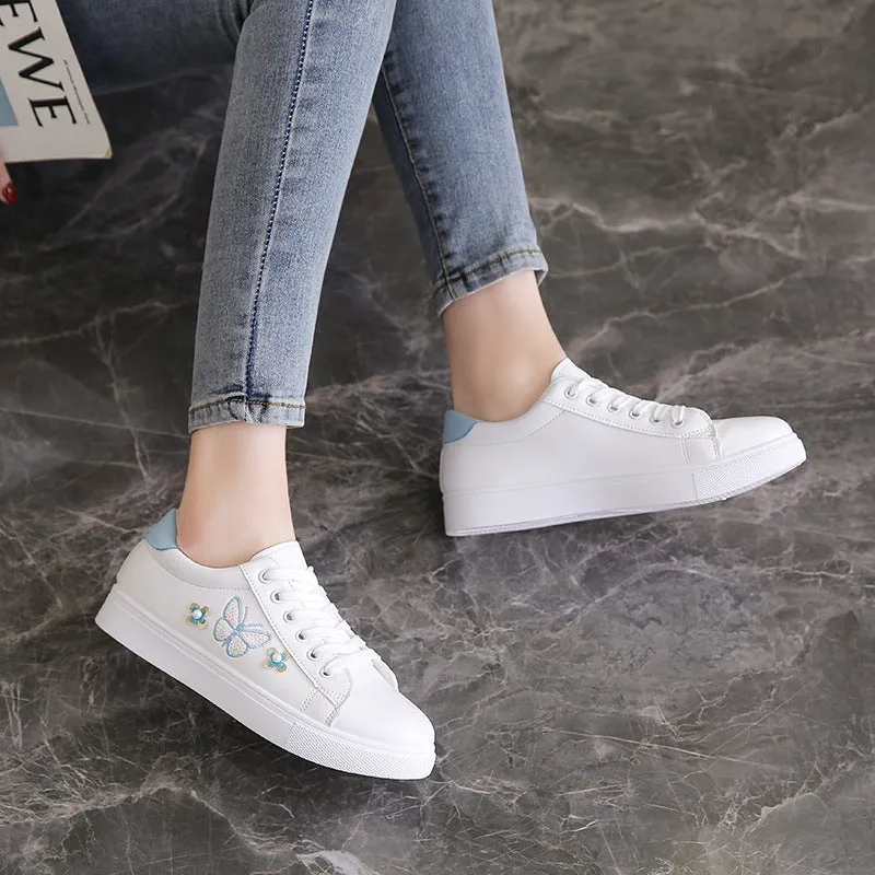 SH304 - Embroidered Summer Casual Canvas Shoes