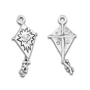 Silver Kite Charm