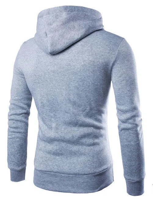 Stylish and Comfortable Men's Spring Hoodie | Polyester & Viscose Blend