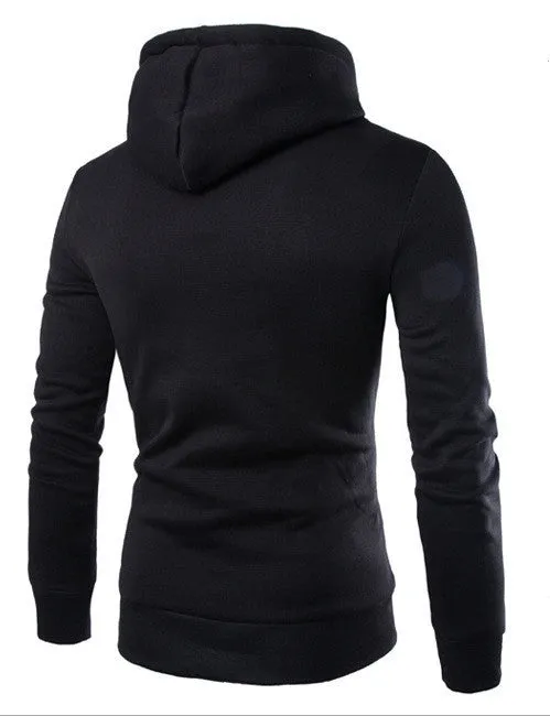 Stylish and Comfortable Men's Spring Hoodie | Polyester & Viscose Blend